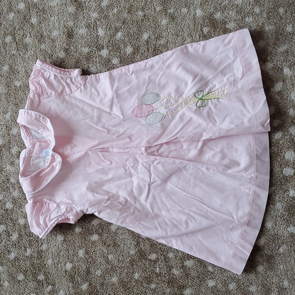 Little English - Light Pink Dress w/ Balloon Stitching | 18M - Picture 1 of 7